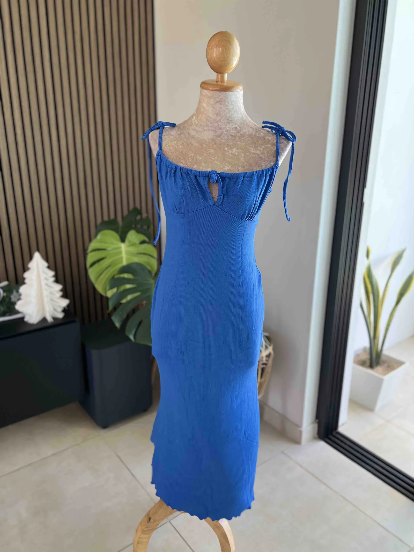 Tie Shoulder Bust Cami Dress