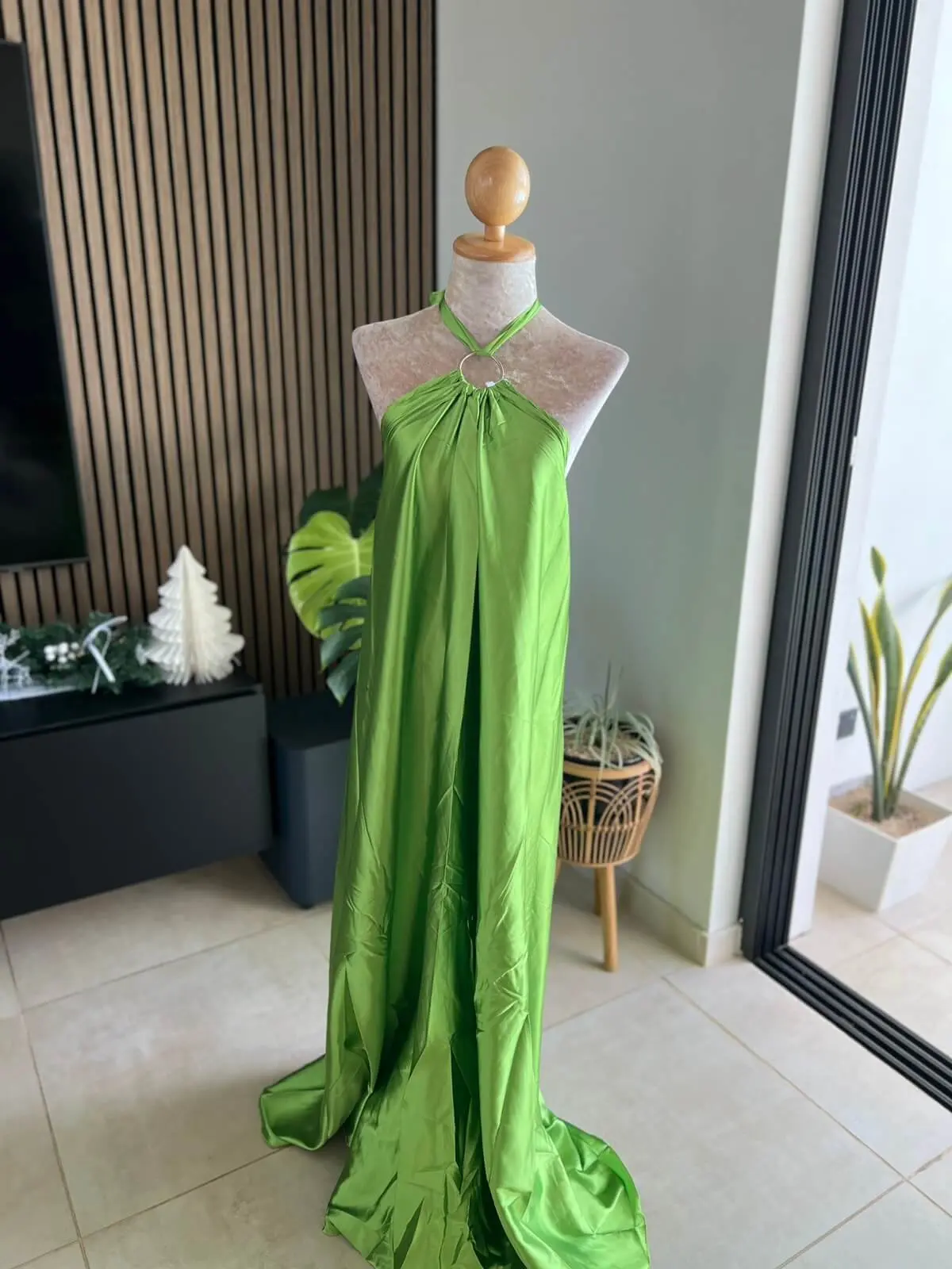 O-Ring Maxi Long Beach Dress