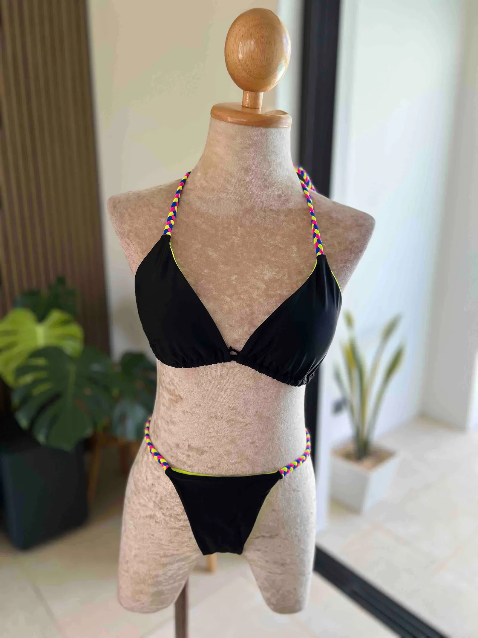 2pcs Sexy Backless String Bikini