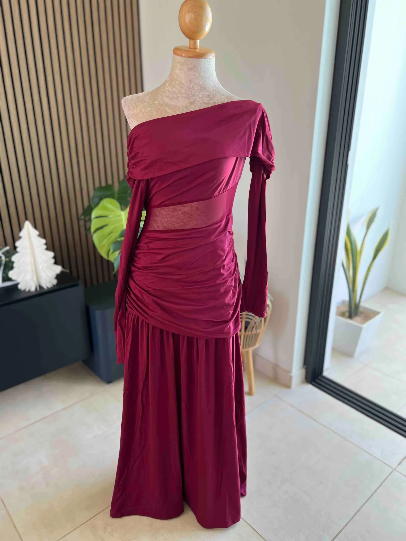 Elegant Mesh Party Dress