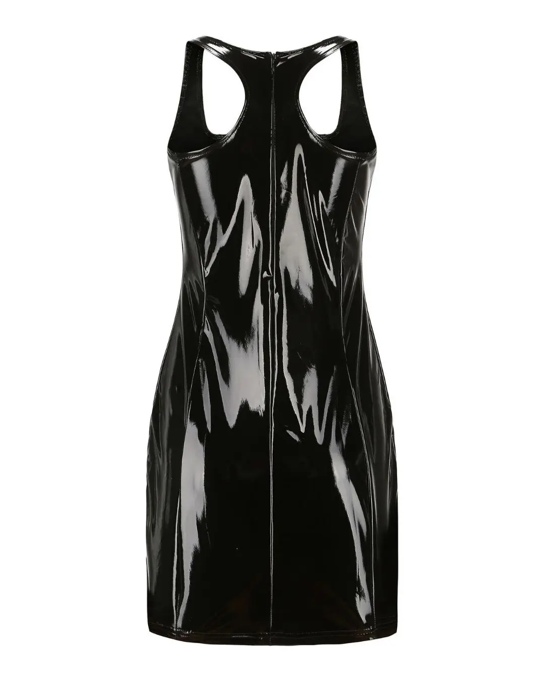 PU Leather Bodycon Dress
