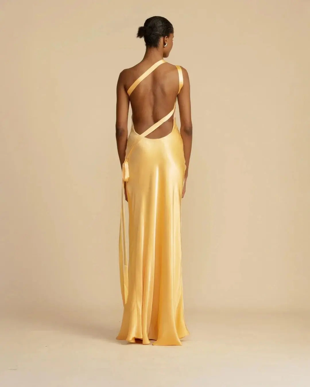 One-Shoulder Elegant Gown