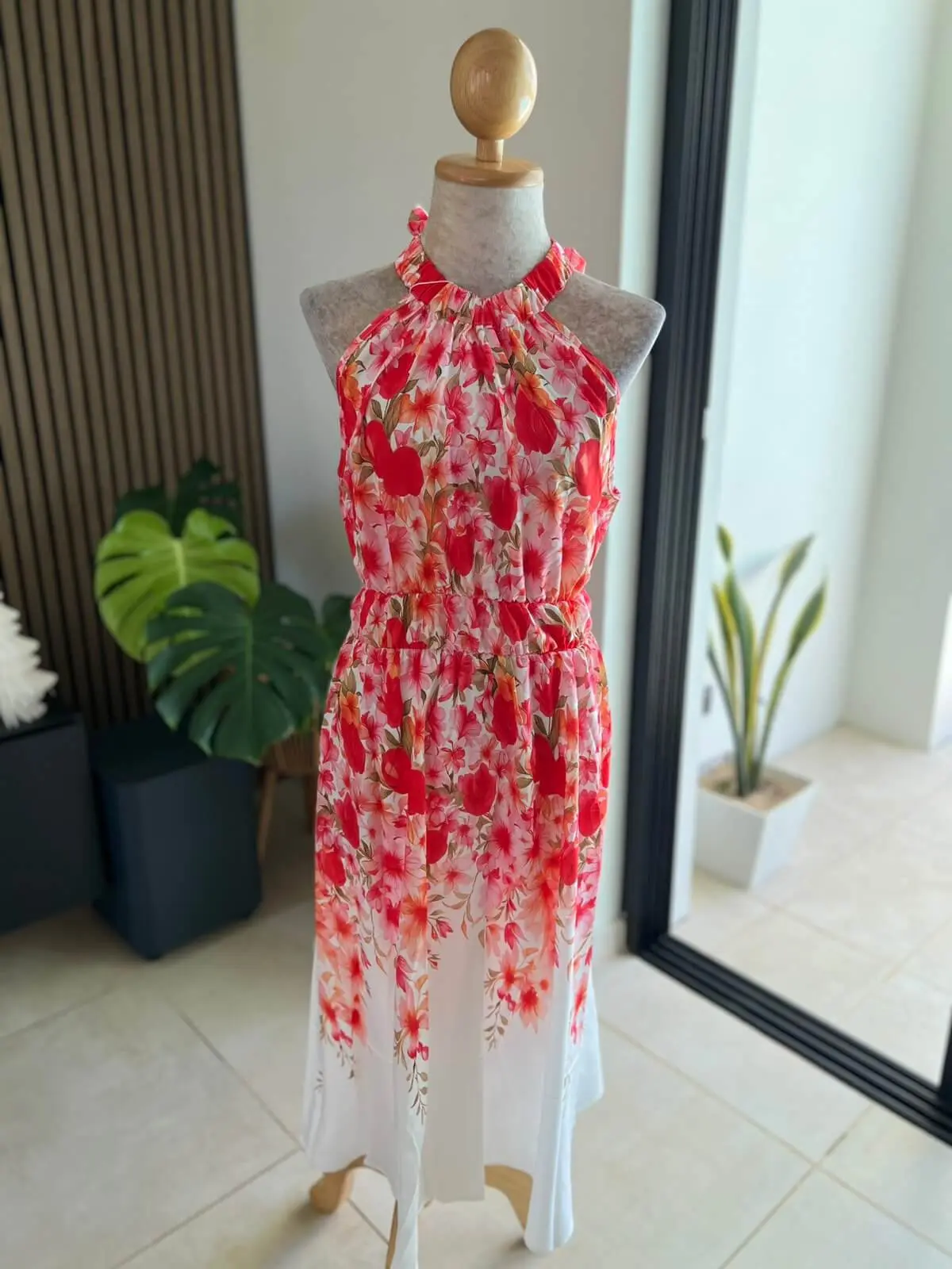 Floral Print Sleeveless Dress