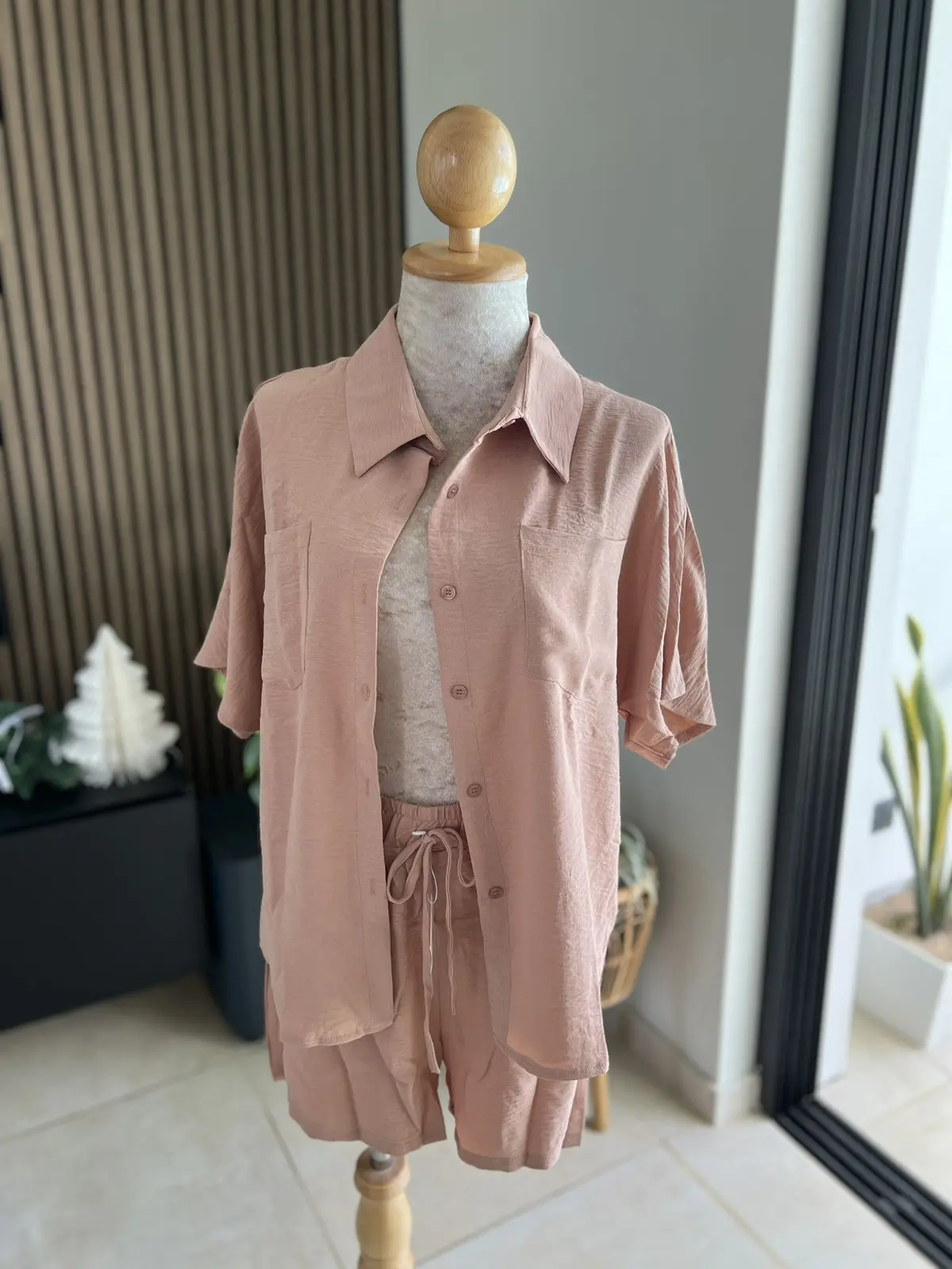 Summer 2pcs Shirt and Short Set