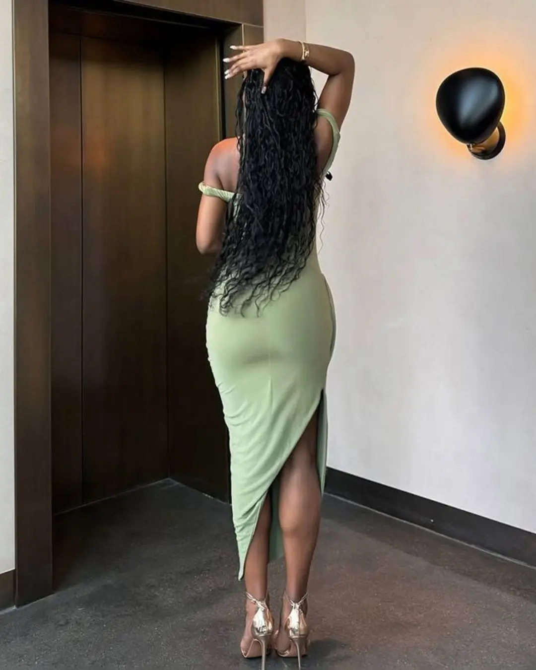 Off-Shoulder Ruched Bodycon Dress