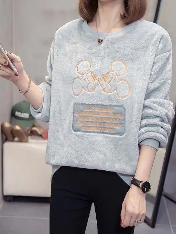 Velvet Mickey Sweater