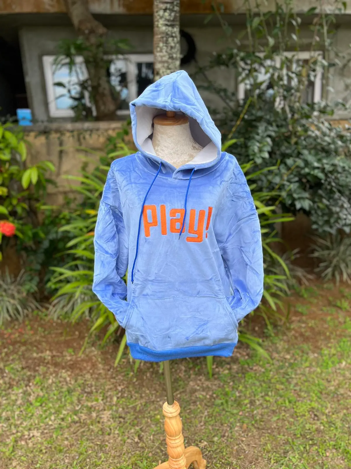 Velvet Thermal Hoodie