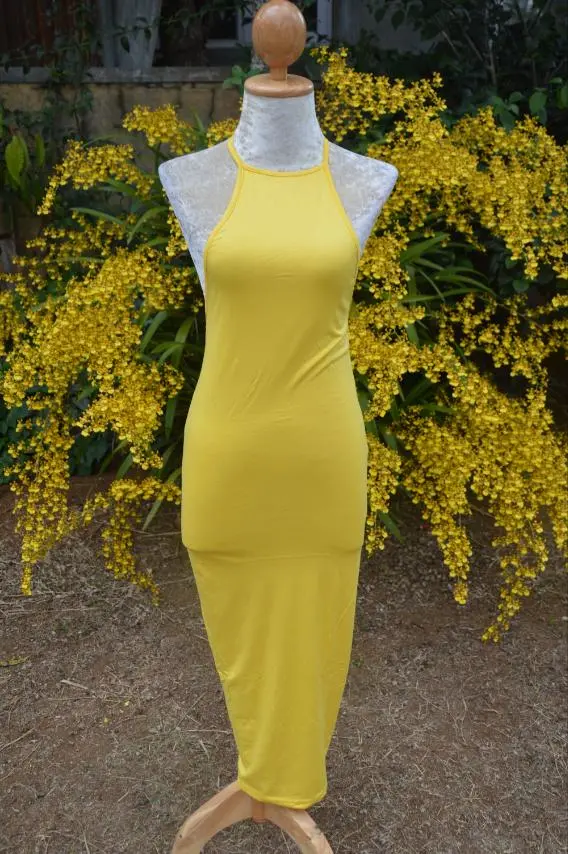 Sexy Slim Backless Ruched Dress