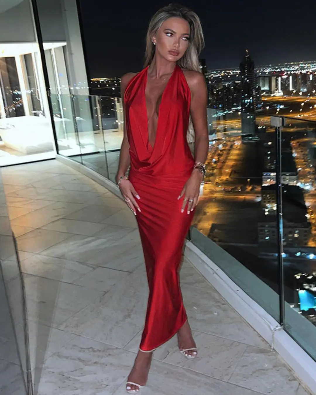 Backless Evening Sexy Maxi Dress