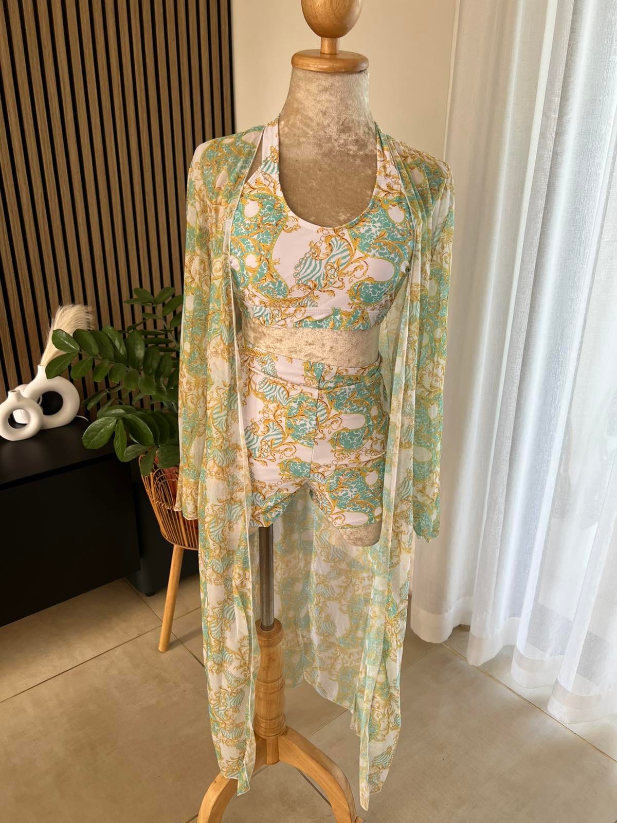 Sunny Floral Beachwear Set