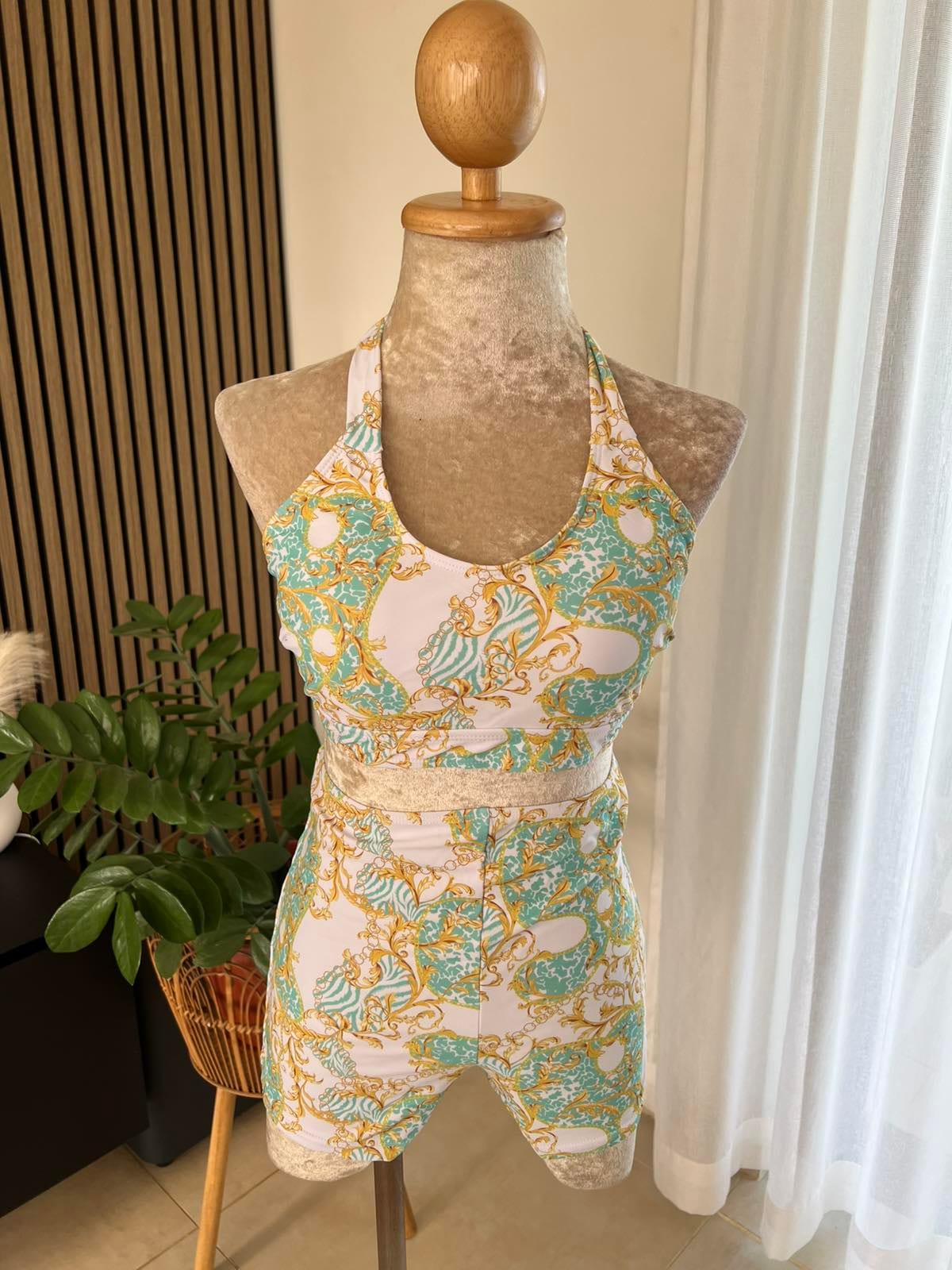 Sunny Floral Beachwear Set